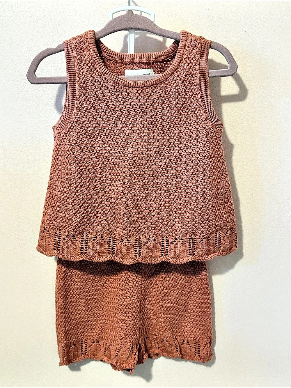 little planet by carter's Organic Cotton Knit Set Baby 9M Like New